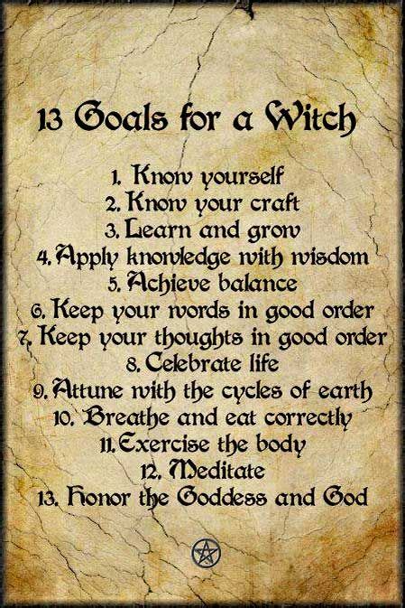 Set your goal higher than witchcraft